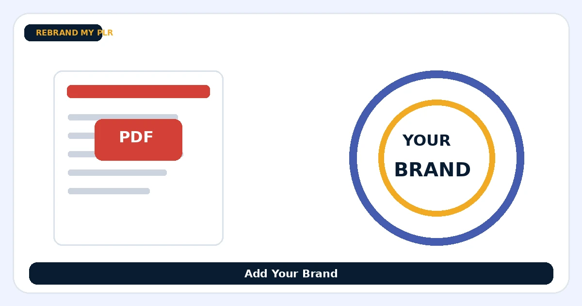 How to Add Your Brand to a PLR PDF