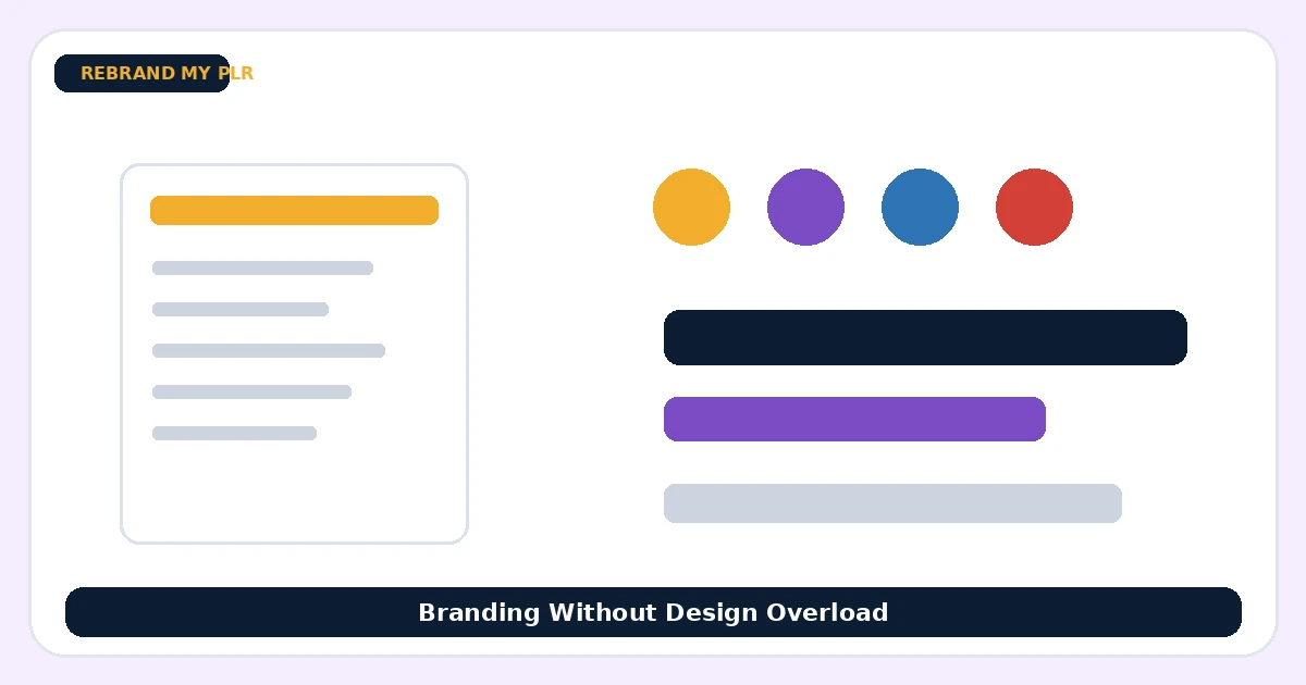 How to Brand PLR Content Without Canva