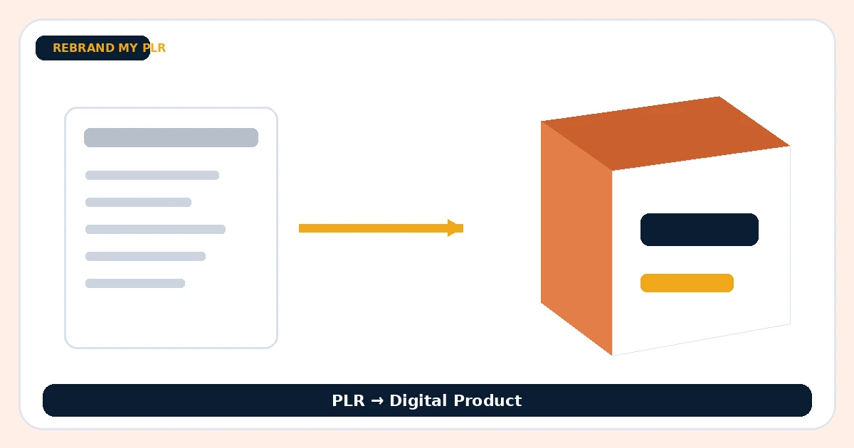 How to Create a Digital Product From PLR Content